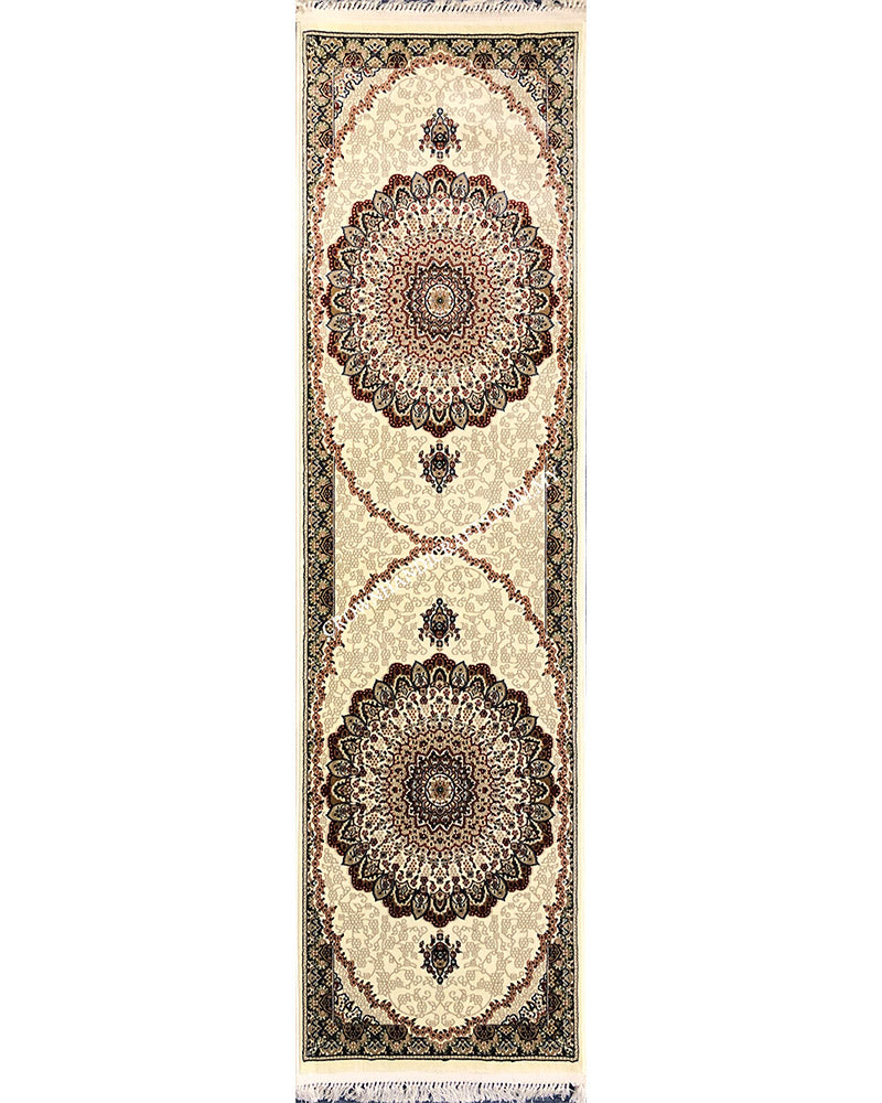 Persian Carpet Thick Quality Turkish Rugs High End Durable Carpets for Living Room Bedroom | Semerkant 07910A Runner