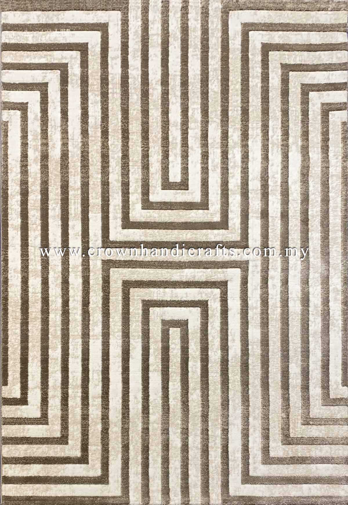 Modern Design Carpet for Living Room Bedroom Rugs | Sydney 26-098A D.BEIGE