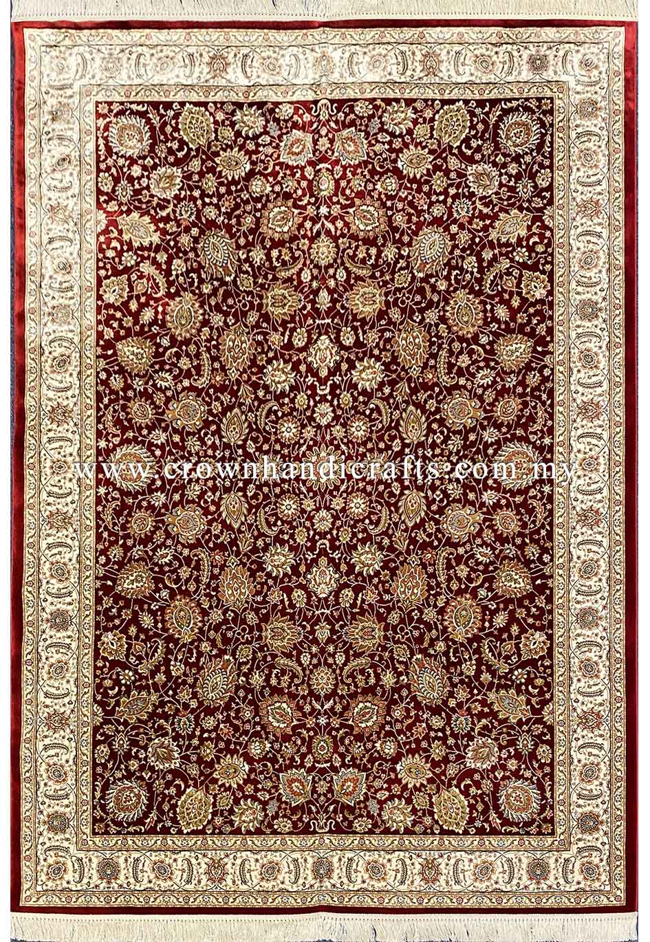 Royal Edition Silk Carpet Rug Authentic Persian Carpet to match your Living Room Standard | Persian Silk 0IS010