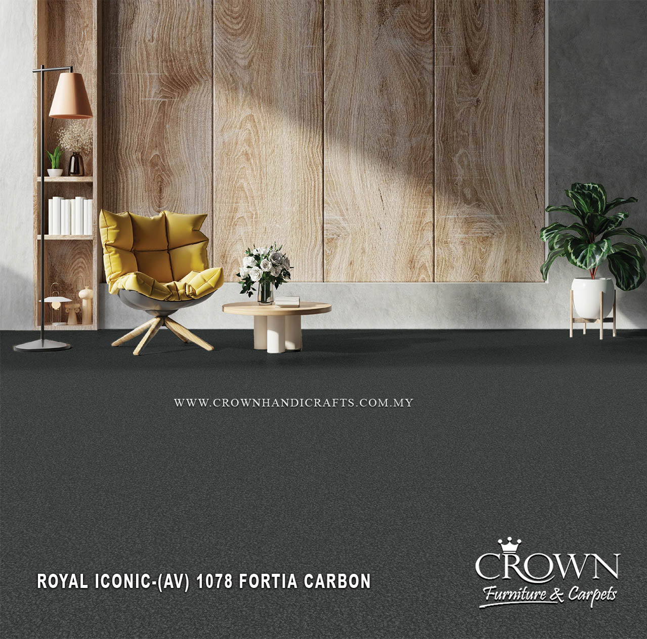 Bring Classic Luxury and Elegant Detail into Your Interior with Plain Carpets | Royal Iconic (AV) Wall To Wall Carpet
