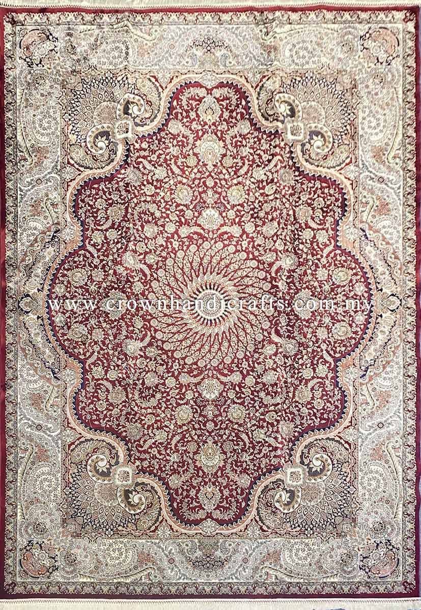 Persian Style Turkish Rugs High End Durable Carpet for Living Room Bedroom | Qom 1303A