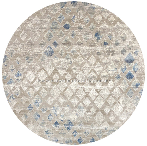 Amazing Smooth Feel Luxury Rugs Modern Design | Modern Mix Round MM143 (160CM DIA)