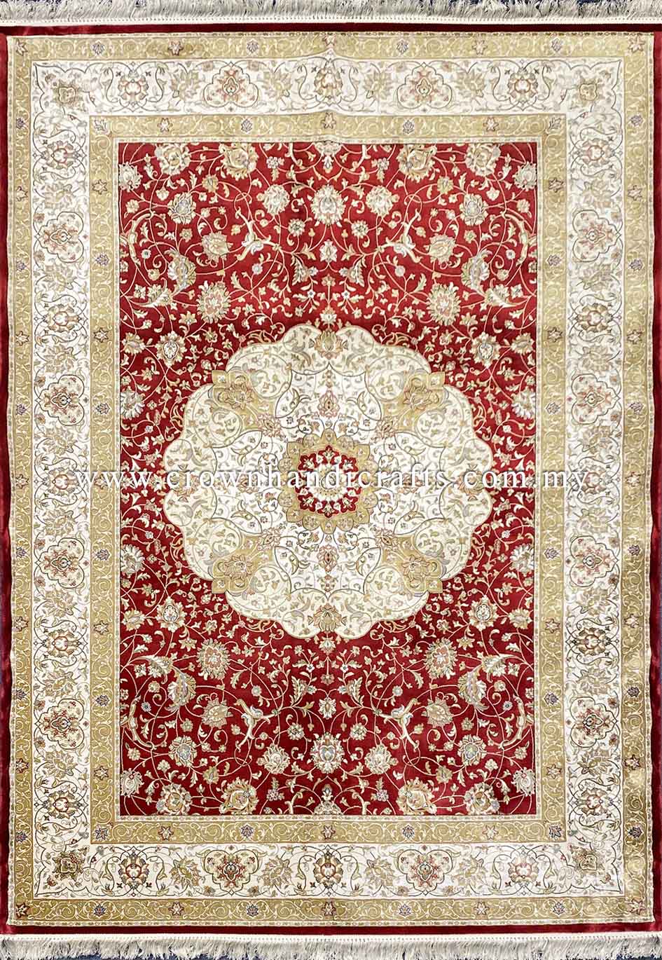 Certified Persian Carpet 100% Silk Premium Quality | Persian Silk IS017