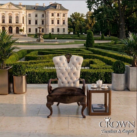 Premium Lounge Crafted Chair | Modern Accent Seating for Living Room, Bedroom & Lounge Spaces | CHR-65 (L30 W26 H48.5 Inches)