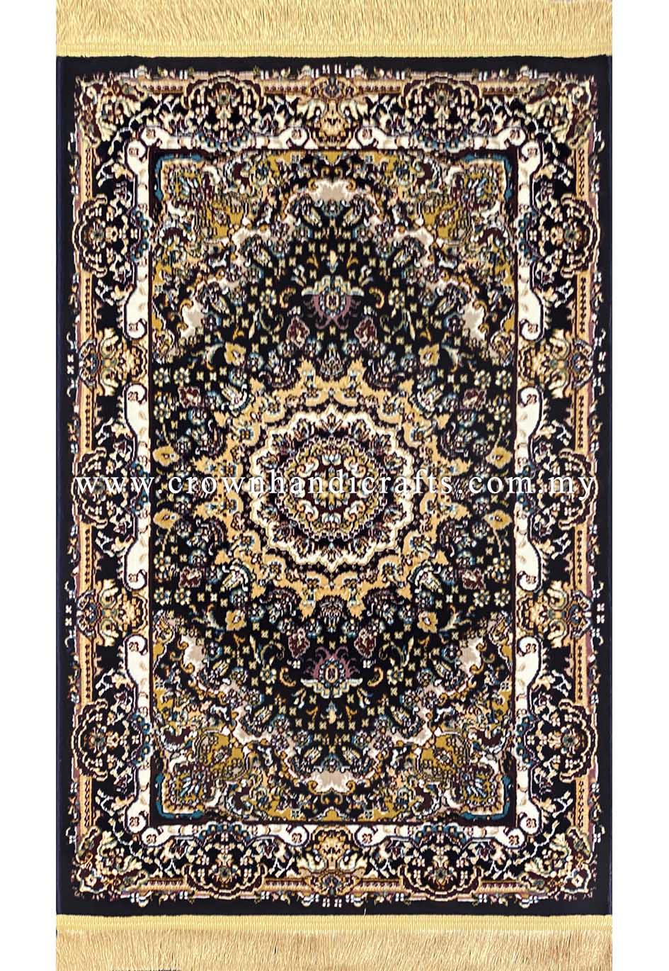 Silk Feel Carpet Persian Design Turkish Rug for Living Room Bedroom Carpet | Bayazhan 20101 80X120CM