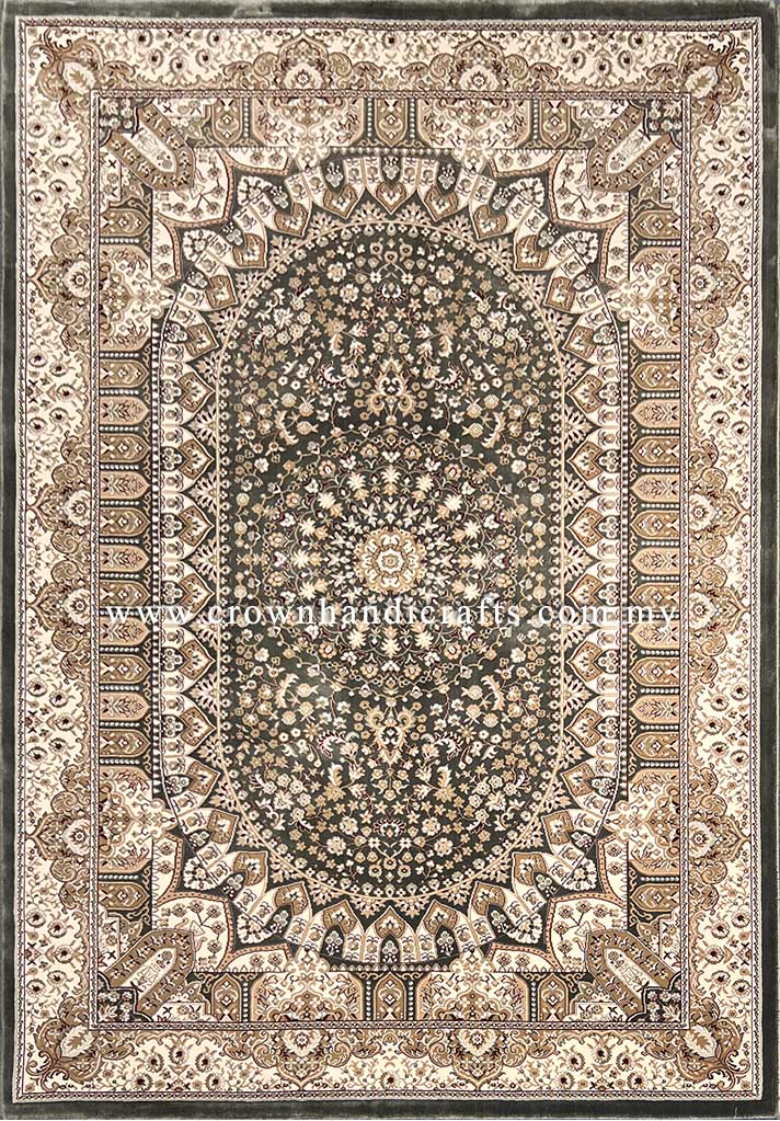 Persian-Inspired Turkish Rugs | Premium Thick Pile Quality | High-End Durable Carpets for Living Room & Bedroom | Rajah 7621