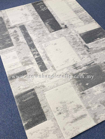 Modern Design Carpet For Living Room Smooth Elegant Rug | Shuffle Shift 58408