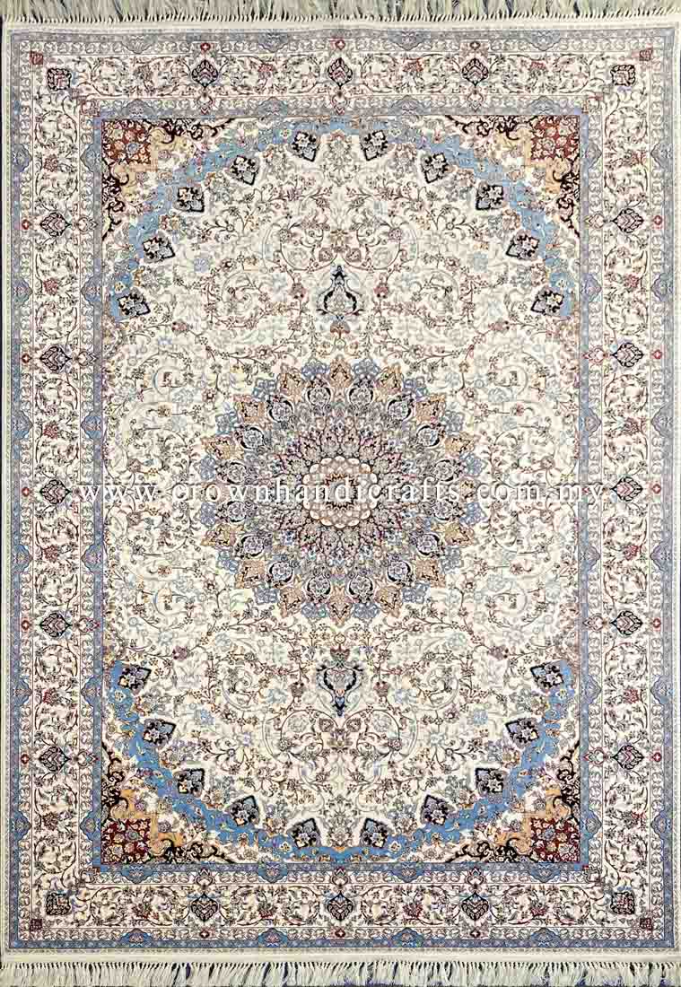 Intricate Persian Carpet for Living Made in Iran Premium Quality Smooth Feel Living Room Carpet | Rayan AM010