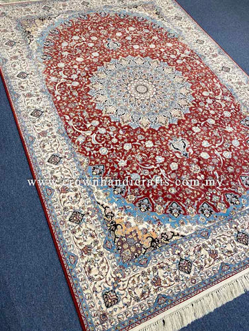 Intricate Persian Carpet for Living Made in Iran Premium Quality Smooth Feel Living Room Carpet | Rayan AM010