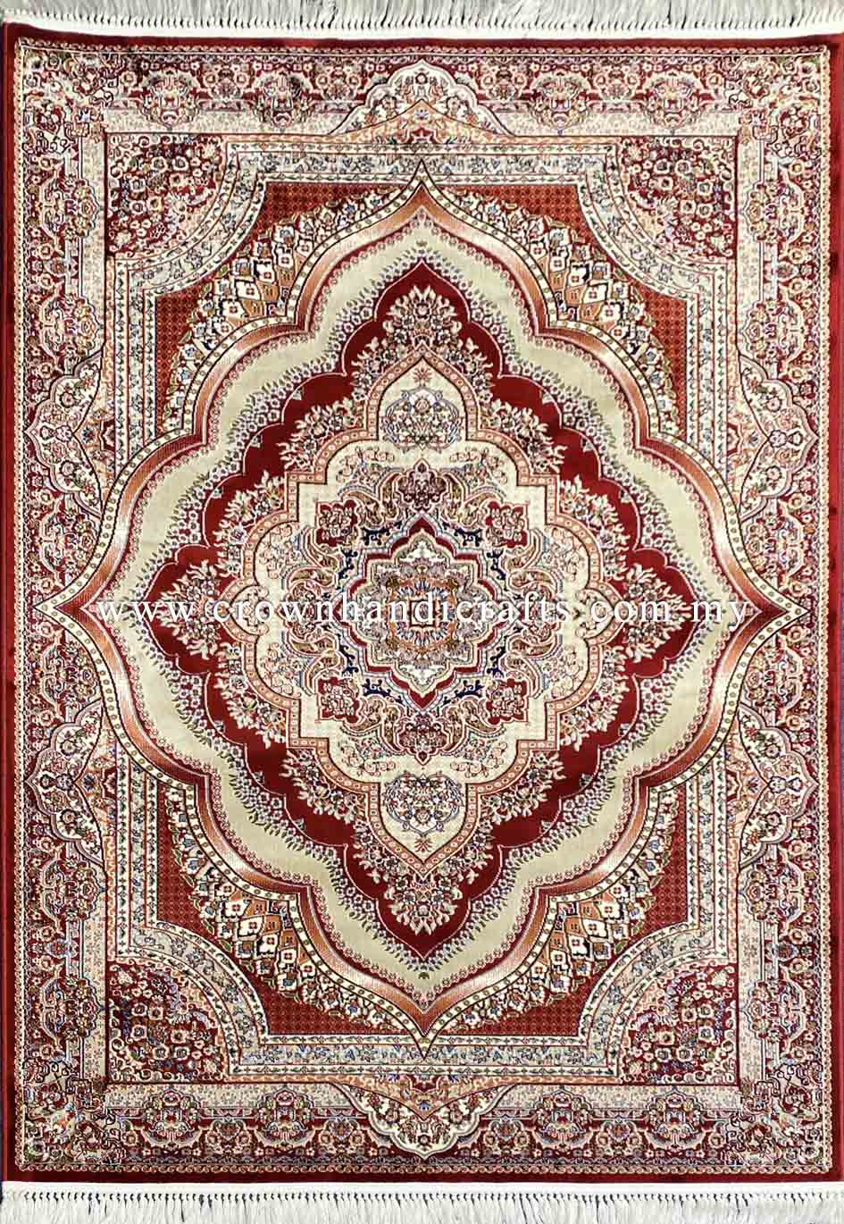 Silk Feel Carpet Persian Design Turkish Rug for Living Room Bedroom Carpet | Semerkant 06981A