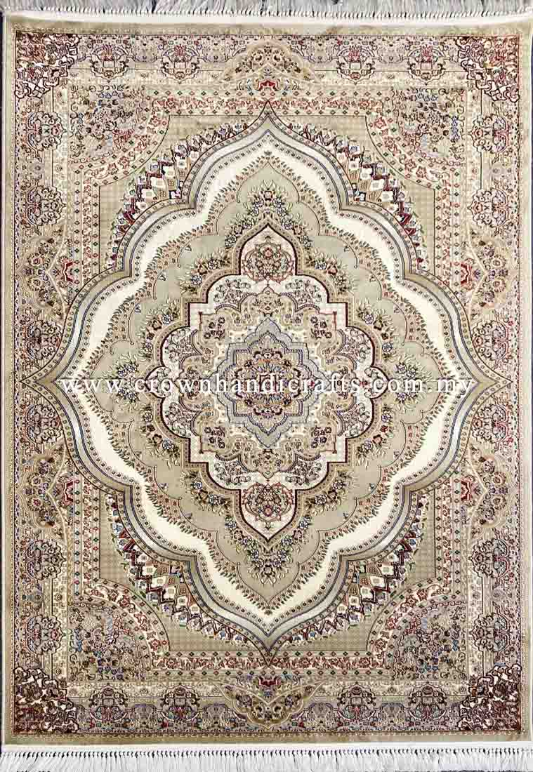 Silk Feel Carpet Persian Design Turkish Rug for Living Room Bedroom Carpet | Semerkant 06981A