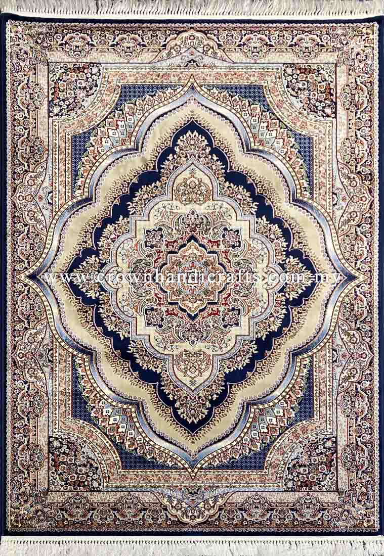 Silk Feel Carpet Persian Design Turkish Rug for Living Room Bedroom Carpet | Semerkant 06981A