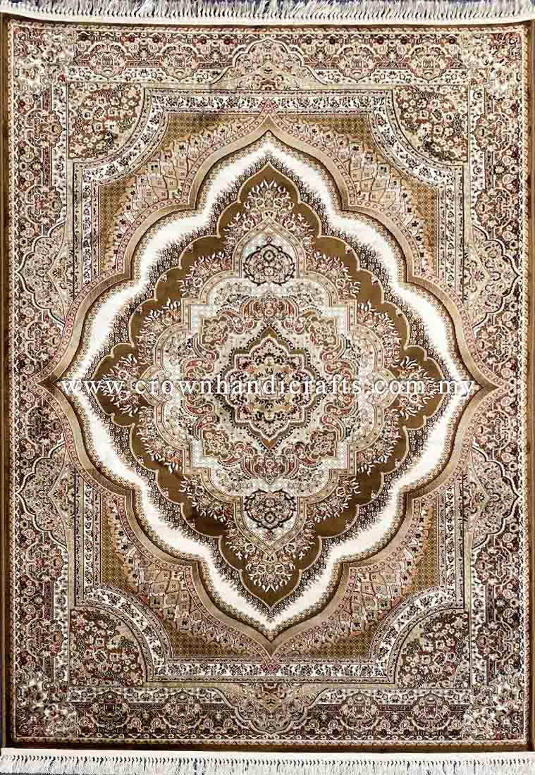 Silk Feel Carpet Persian Design Turkish Rug for Living Room Bedroom Carpet | Semerkant 06981A