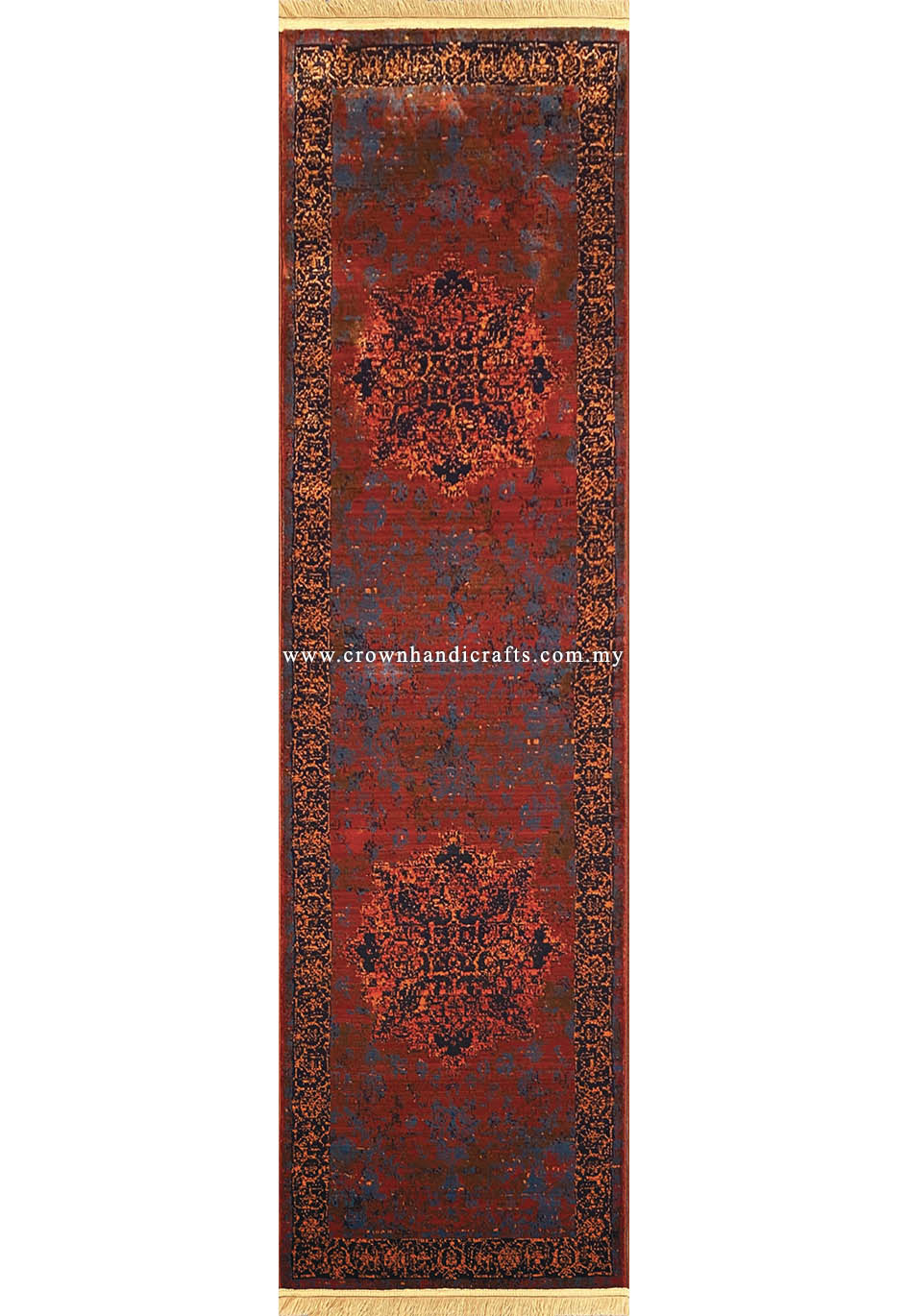Moroccan Style Persian Rug Tribal Vintage Carpet Made in Iran | Mahakan Runner Mah009