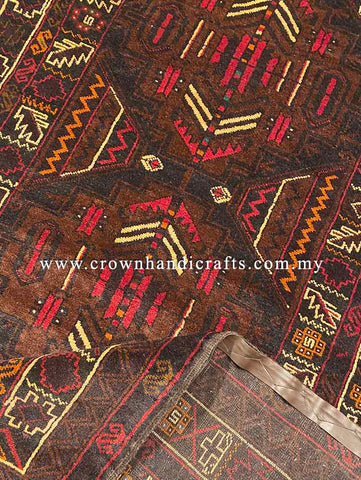 [6.5X4FT] Beautifully Handmade Tribal Rug 100% Wool Persian Carpet Design High-Quality Hand-Knotted Authentic Afghan Tribal Carpet BELUCH CH 2542
