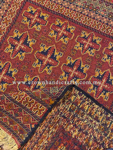 [6X4FT] Beautifully Handcrafted Tribal Rug 100% Wool Persian Carpet Design High-Quality Hand-Knotted Authentic Afghan Tribal Carpet SUZANI CH 2445