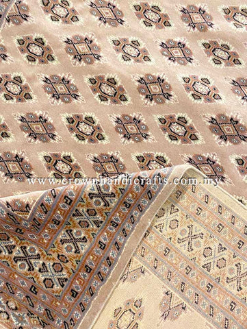 [6X4FT] Exquisite Persian Carpet 100% Silk and Wool Hand-Knotted Authentic Iranian Design SK Kashmir SILK WOOL CH 932