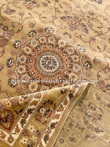 [5X8FT] Stunning Persian Rug Hand-Knotted with 100% Silk and Wool Featuring Intricate Patterns and Authentic Iranian Design SK Kashmir SILK WOOL CH 1753