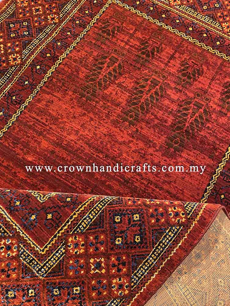 Moroccan Style Persian Rug Tribal Vintage Carpet Made in Iran | Hamedan Sa109
