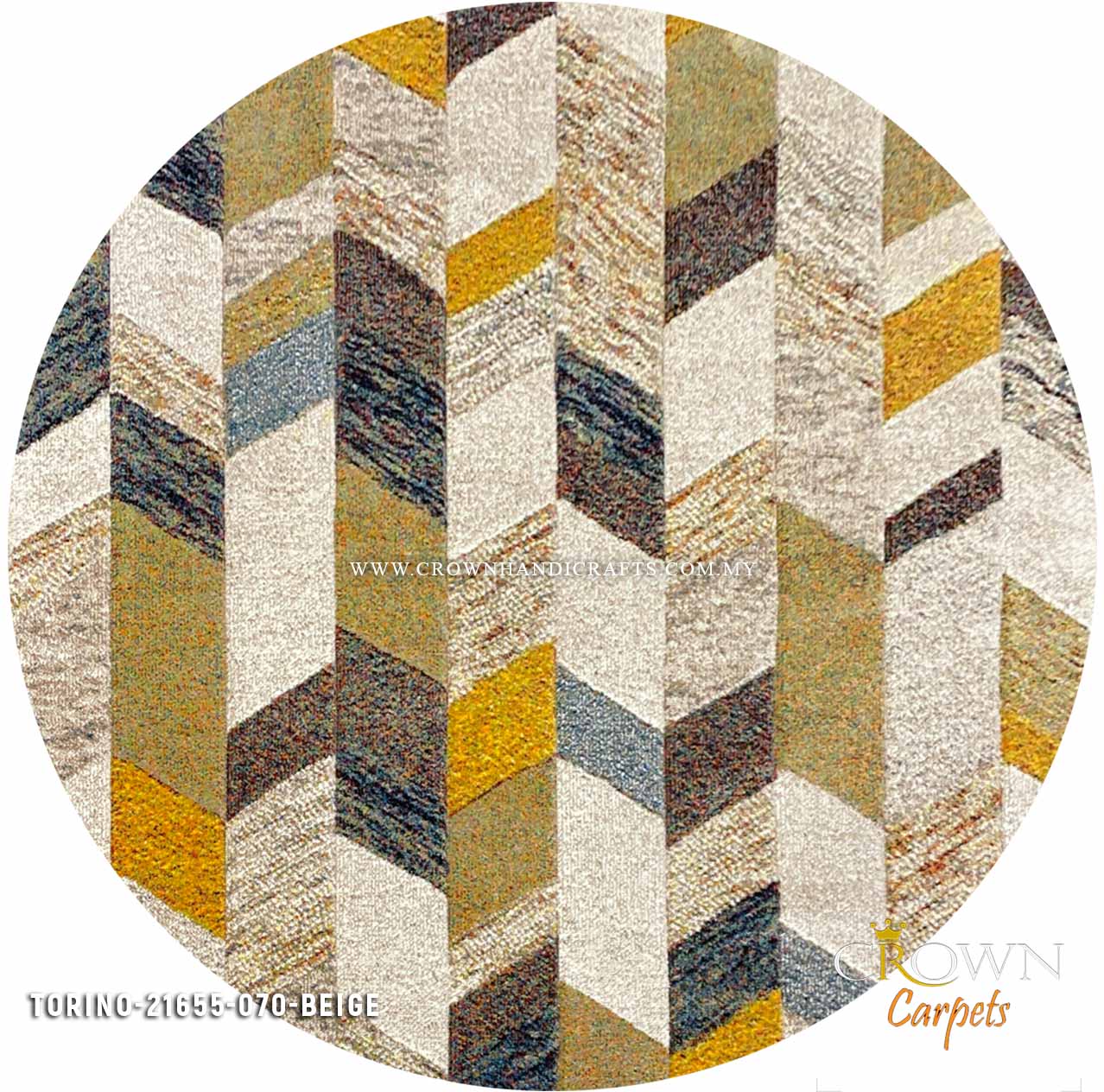Exclusive Range Carpet Modern Design Interior | Torino 21655 Round