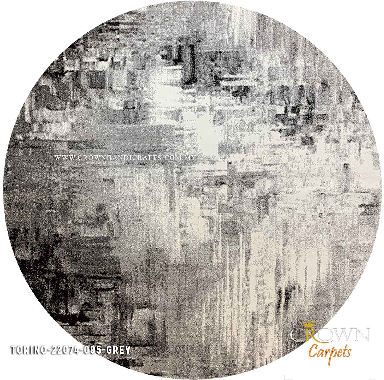 Shop Modern Carpets Abstract Designs Nordic Rugs | Torino 22074 Round