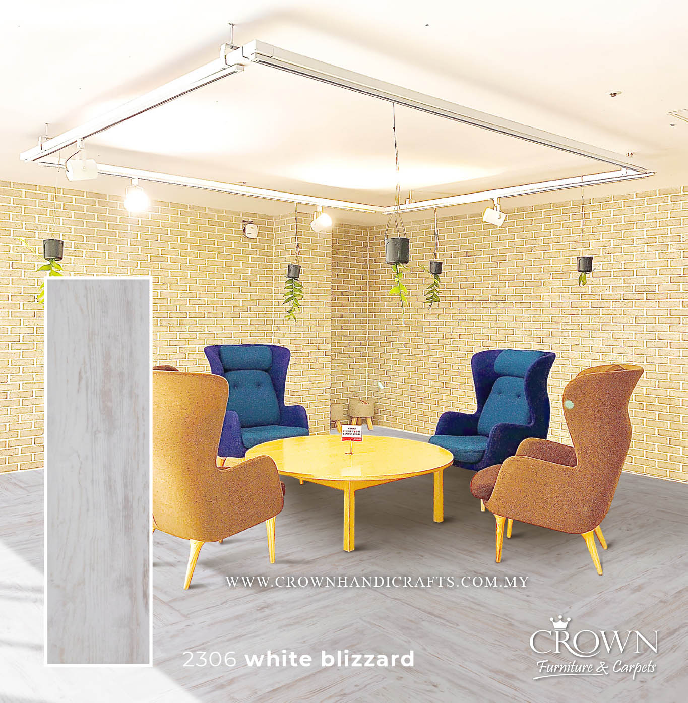 3MM KOREAN VINYL PLANK 2306-WHITE BLIZZARD CLASSIC (FP) | 184X950 | BEST-SELLING LUXURY VINYL FLOORING | BOX 19PCS/35.5SF