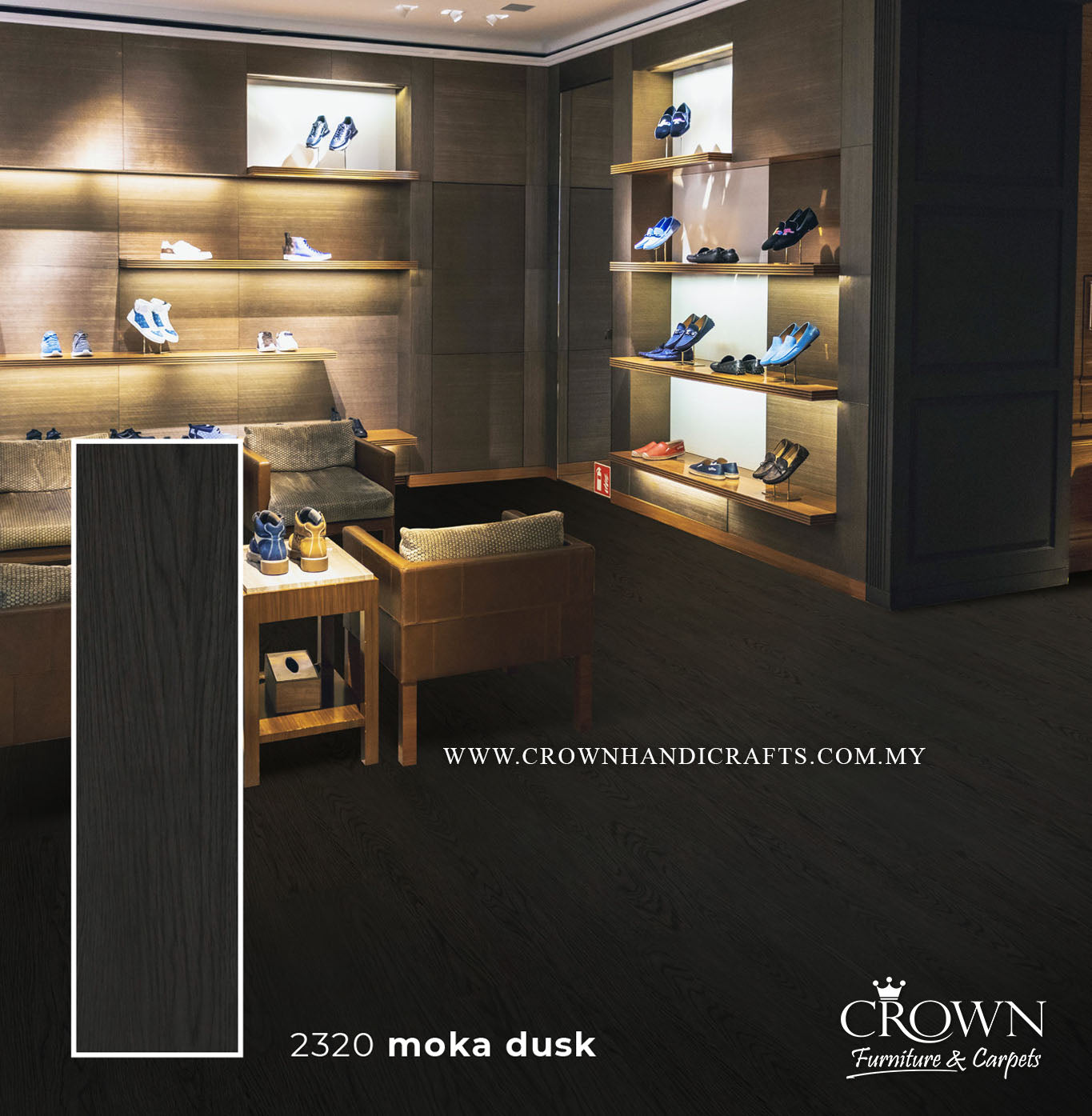 3MM KOREAN VINYL PLANK 2319-NOIR NIGHT (FP) | 184X950 | VERSATILE VINYL FLOORING | BOX 19PCS/35.5SF