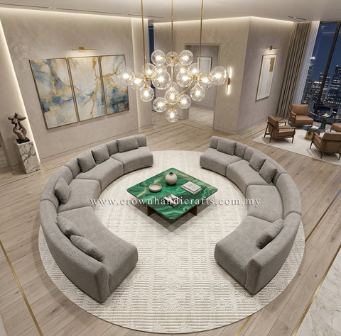 Find Your Perfect Match: Vibrant, Modern Rugs for Every Interior Style | Modern Mix Round MM265 (160CM DIA)