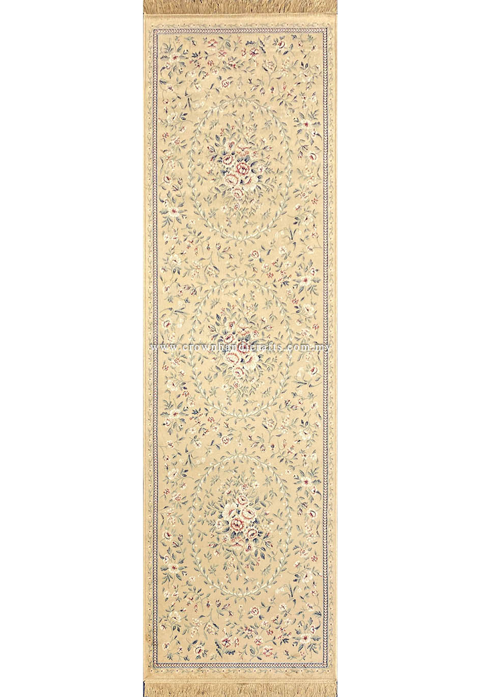 A Grand Entrance Persian-Style Runner in Liquid-Soft Viscose | Zrabi 307
