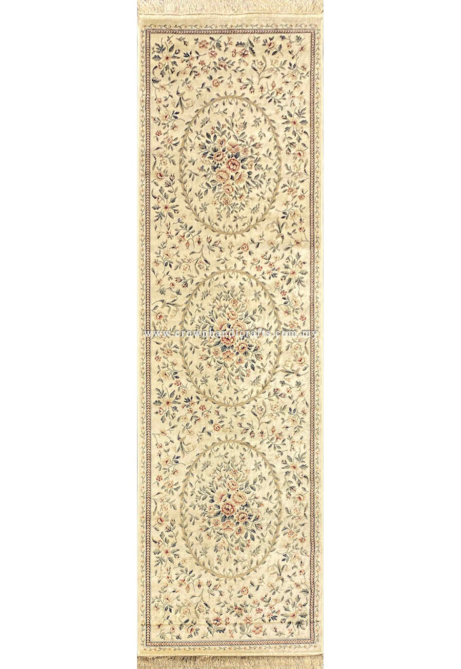A Grand Entrance Persian-Style Runner in Liquid-Soft Viscose | Zrabi 307