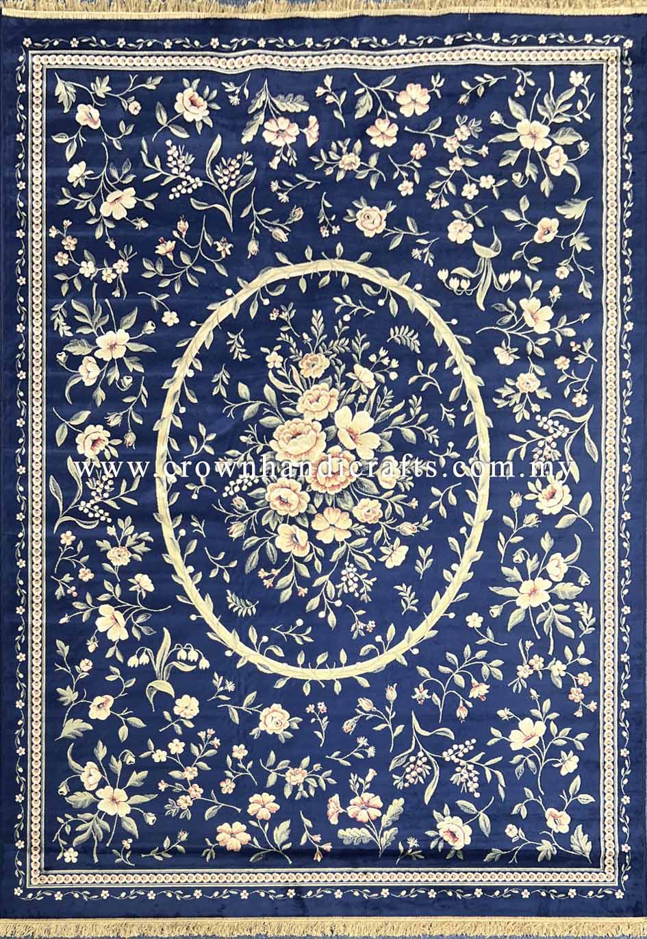 Persian Silk Carpet Iran Design 100% Silk Man Made Viscose Carpet | Zrabi 307