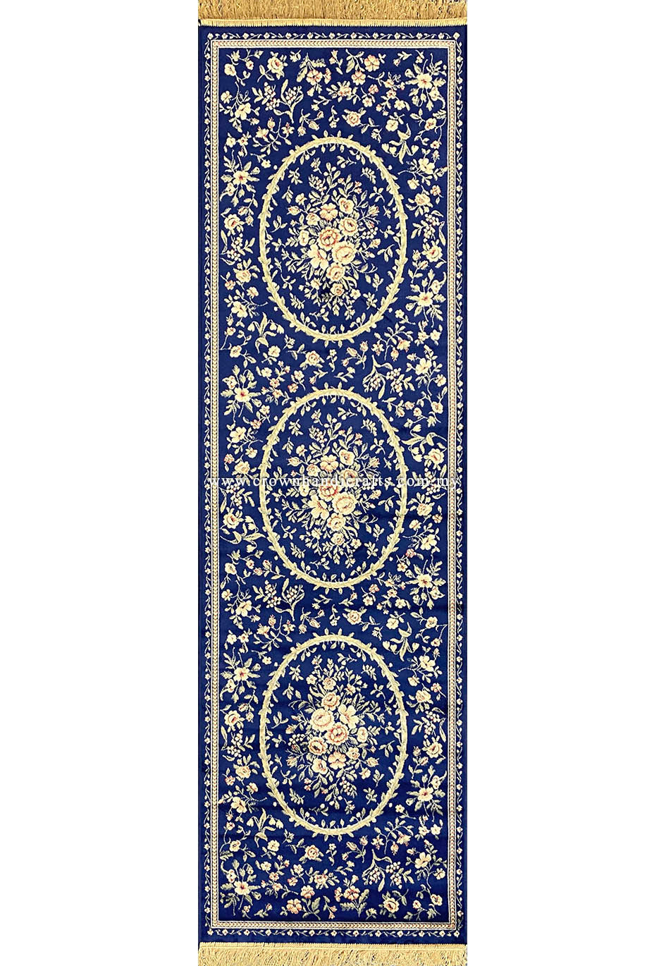 A Grand Entrance Persian-Style Runner in Liquid-Soft Viscose | Zrabi 307