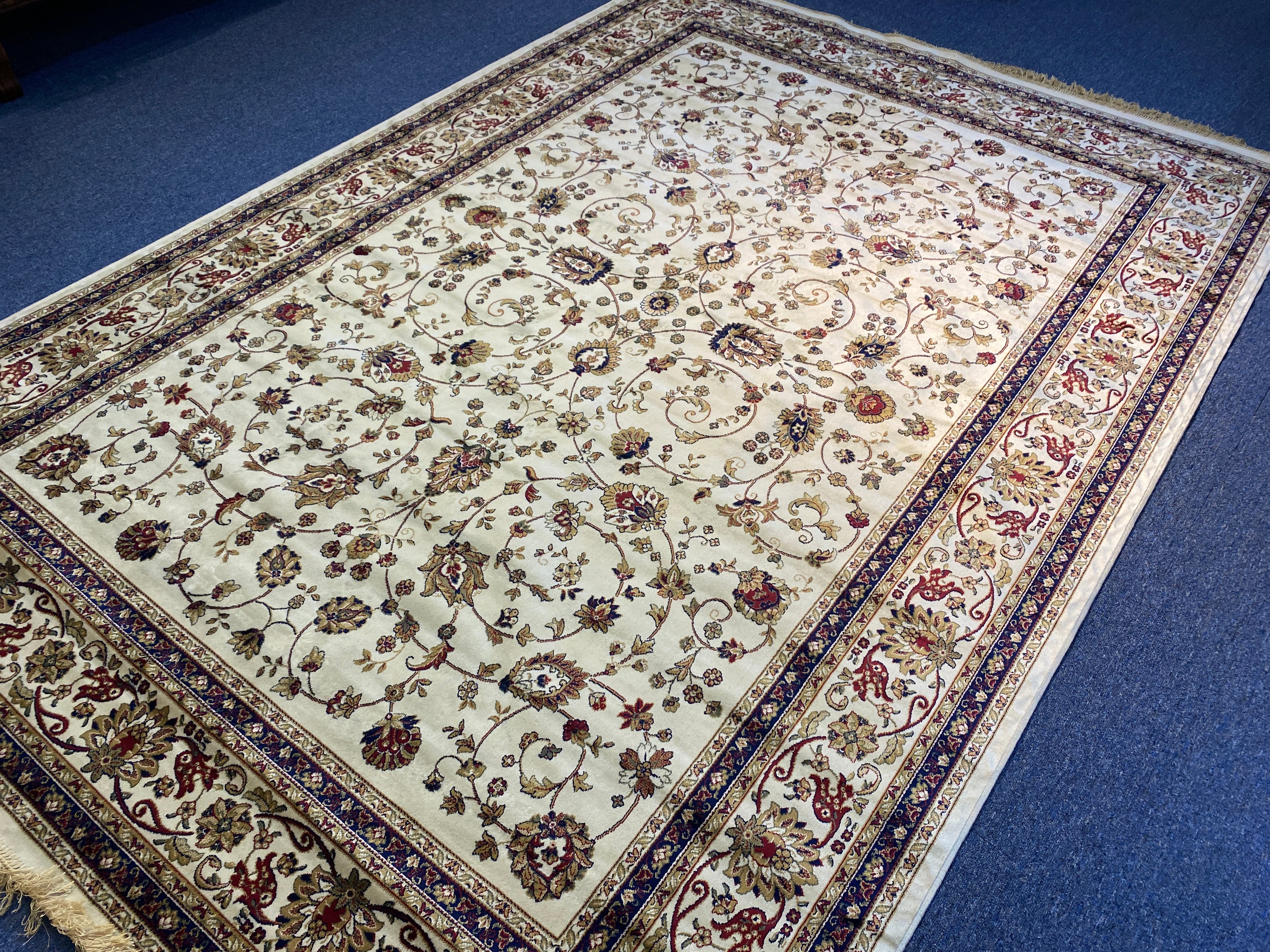 Persian Silk Carpet Iran Design 100% Silk Man Made Viscose Carpet | Zrabi 308