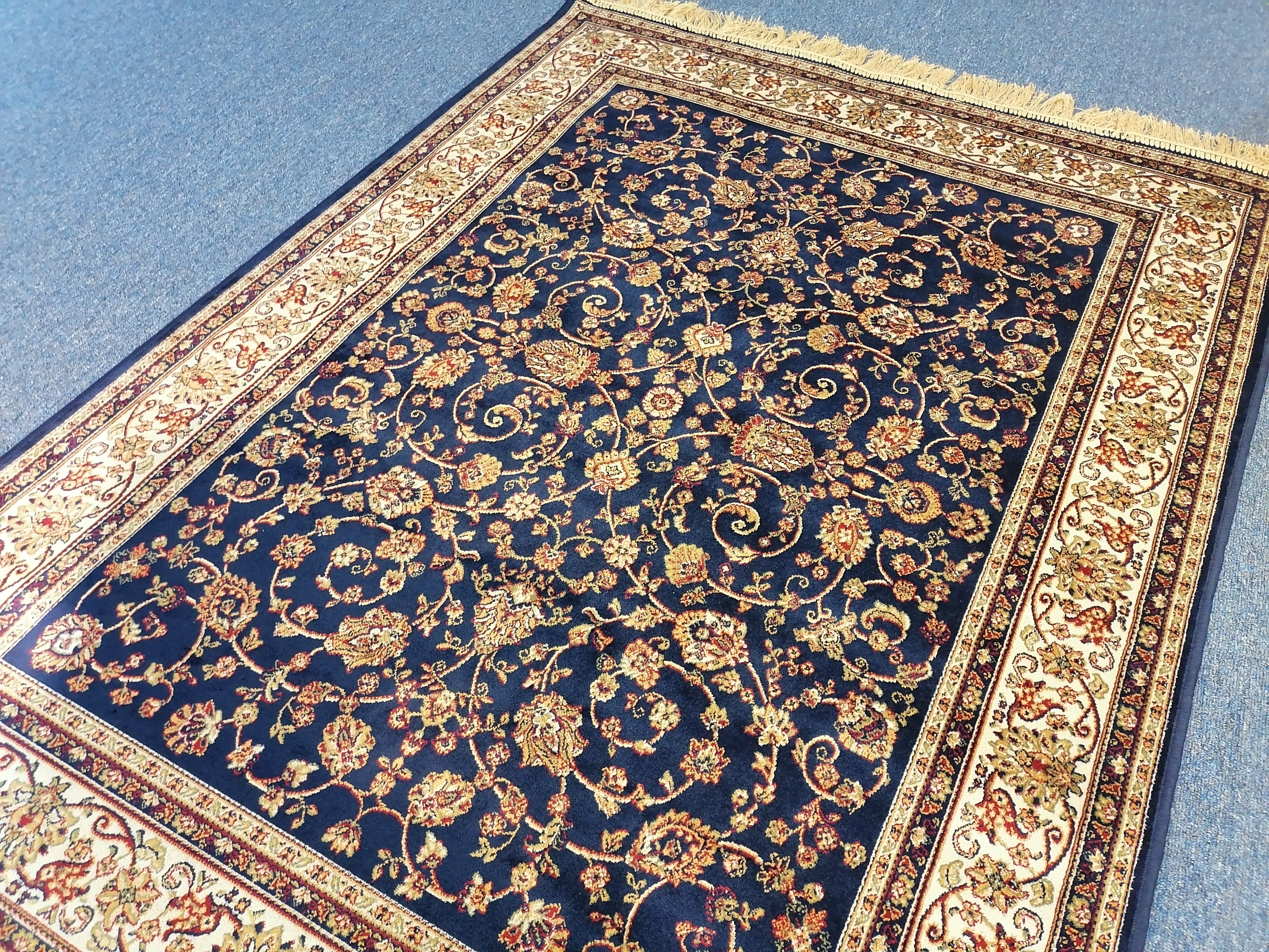 Persian Silk Carpet Iran Design 100% Silk Man Made Viscose Carpet | Zrabi 308