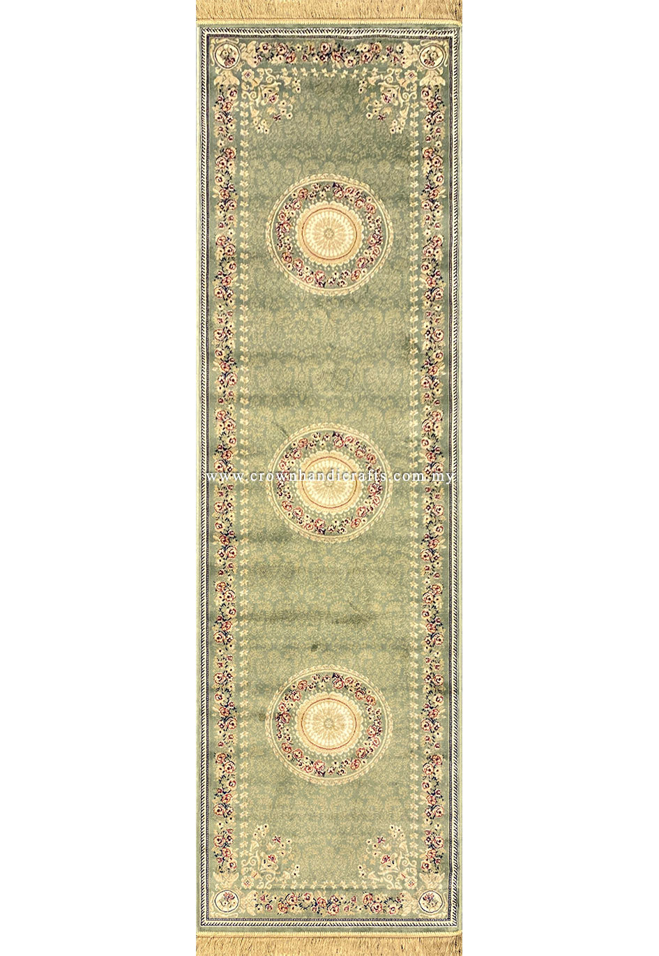 A Grand Entrance Persian-Style Runner in Liquid-Soft Viscose | Zrabi 332
