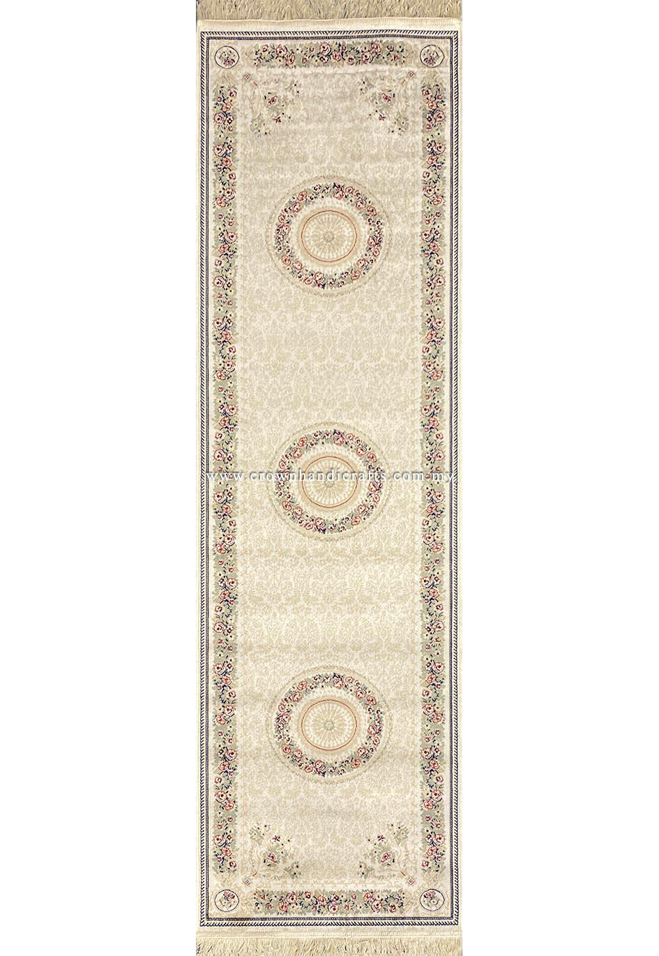 A Grand Entrance Persian-Style Runner in Liquid-Soft Viscose | Zrabi 332