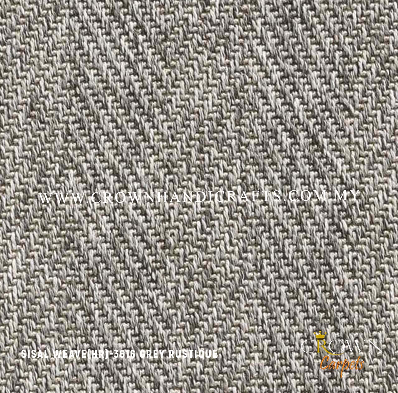 New Age Sisal Jute Carpets and Rugs: Natural Texture with a Luxurious Touch | Sisal Weave 3616-Grey Rustique (HR) Wall To Wall Carpet