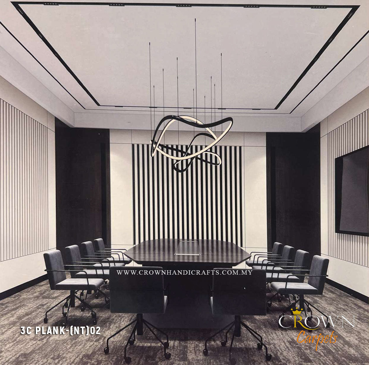 Remarkable Modern Office Carpet | 3C Plank (NT)