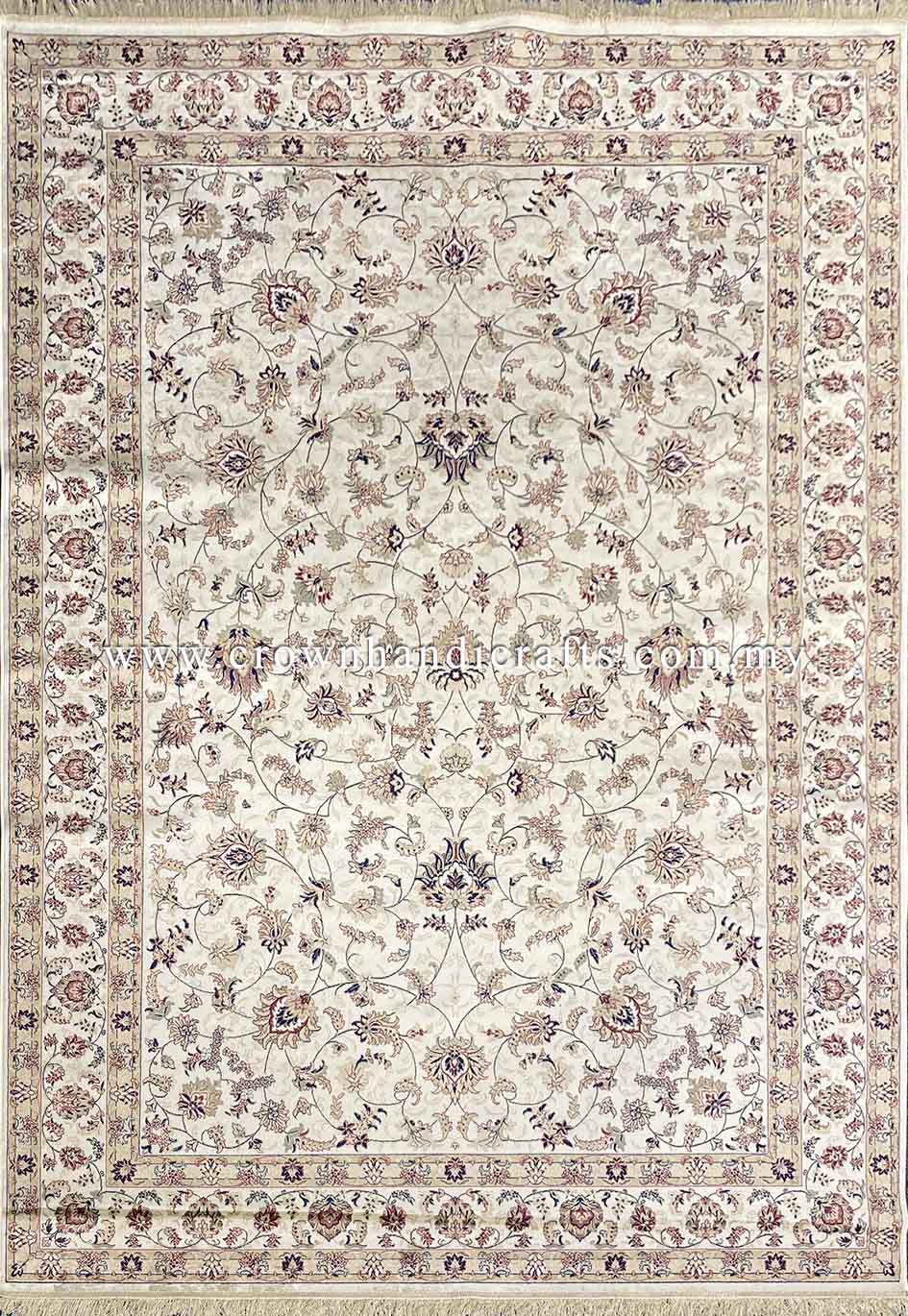 Persian Design Carpet with Silk Feel Fine High-Quality Viscose Living Room Rug | Zrabi 403