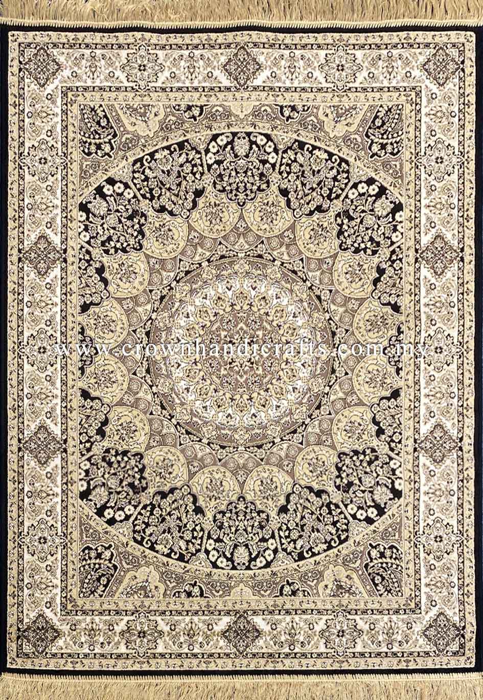 Persian Silk Rug with Iran Design 100% Man-Made Viscose Silk Carpet | Zrabi 430