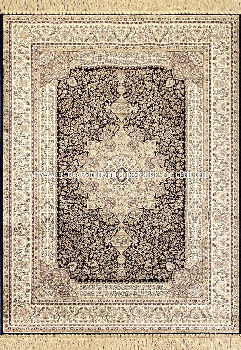 Persian Design Carpet with Silk Feel - Fine High-Quality Viscose Living Room Rug | Zrabi 459