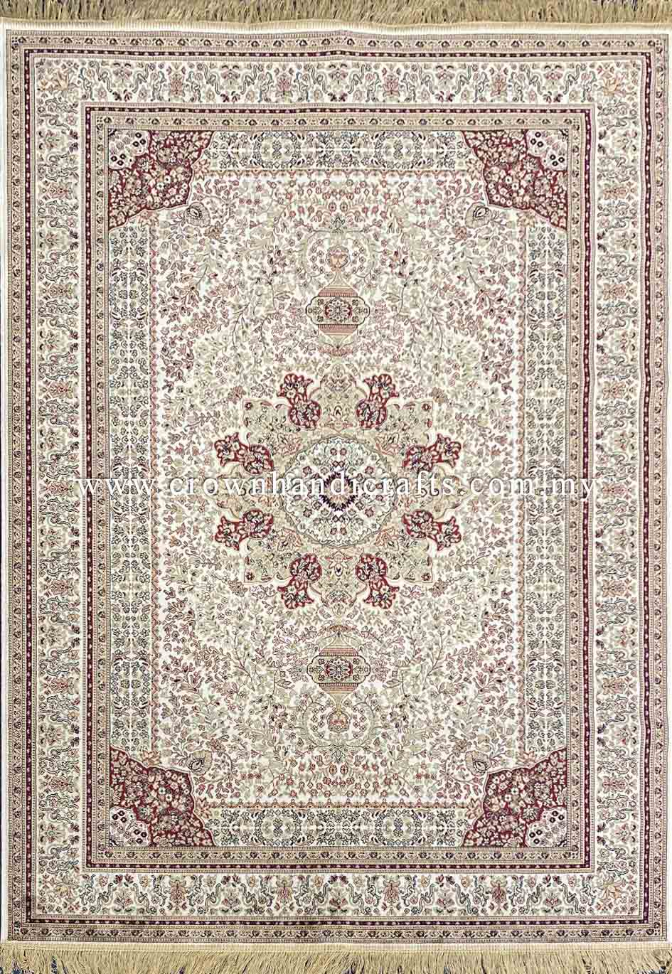 Persian Design Carpet with Silk Feel - Fine High-Quality Viscose Living Room Rug | Zrabi 459