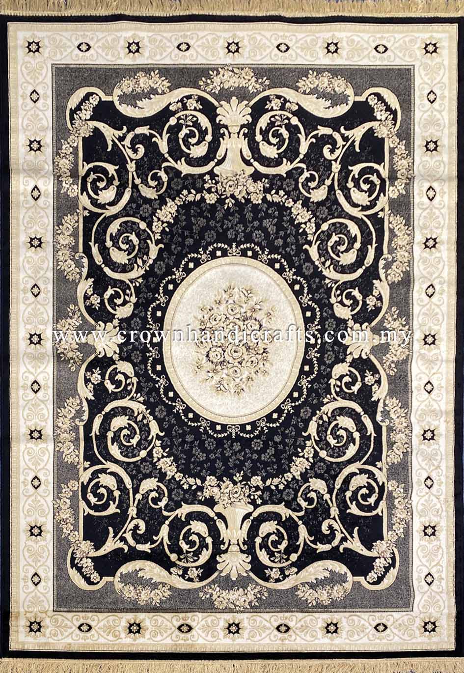 Persian Silk Carpet Iran Design 100% Silk Man Made Viscose Carpet | Zrabi 463