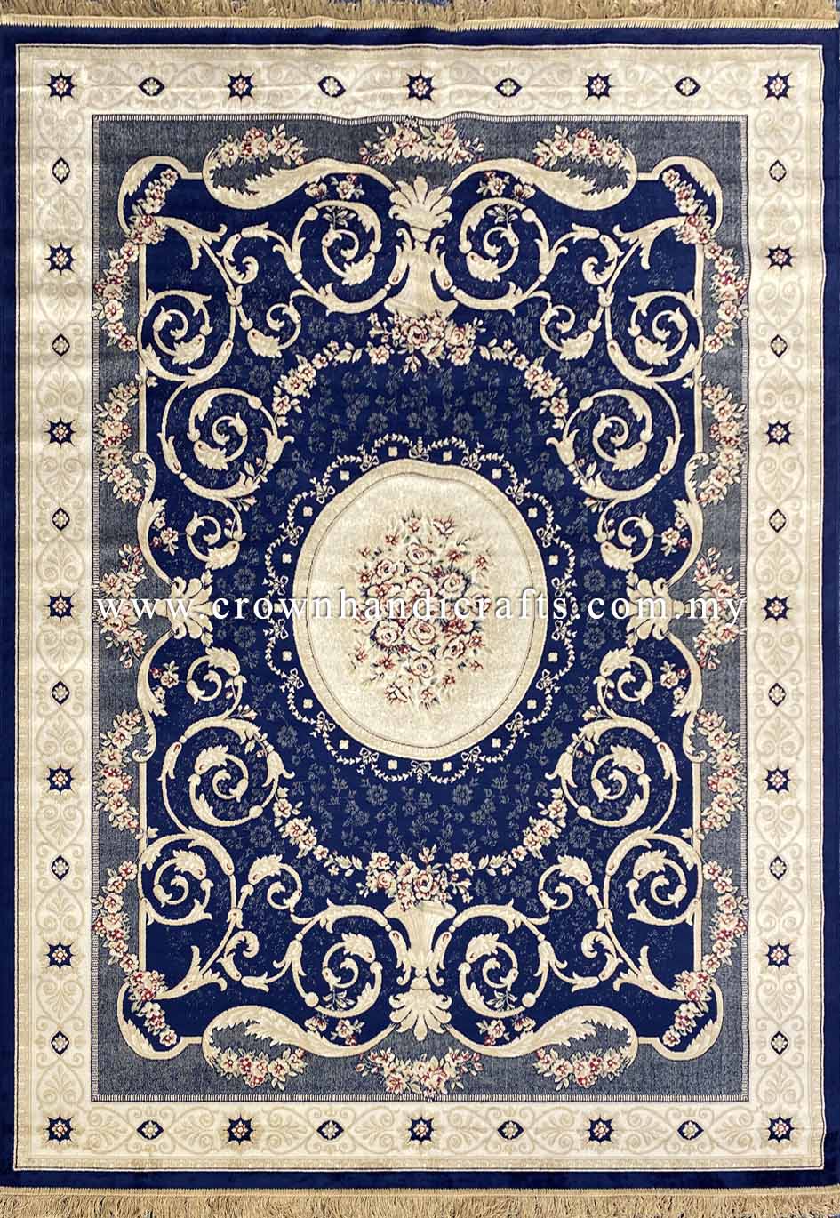 Persian Silk Carpet Iran Design 100% Silk Man Made Viscose Carpet | Zrabi 463