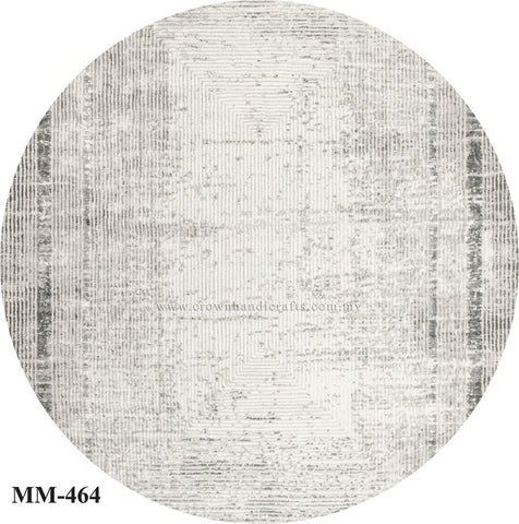 Round Comfort Turkish Modern Carpet – Vibrant Abstract Rug for Living Room Decoration | Modern Mix MM464 (200CM DIA)