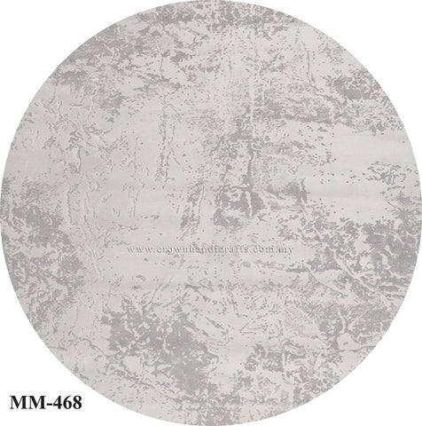 Round Turkish Made Contemporary Carpet – Premium Modern Rug with Artistic Character | Modern Mix MM468 (200CM DIA)