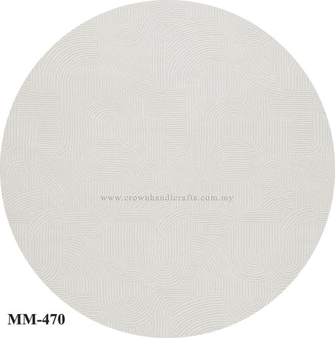 Round Absoulote Scandinavian Style Modern Rug – Soft Comfortable Carpet for Family Homes | Modern Mix MM470 (200CM DIA)