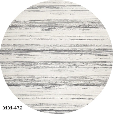 Round Contemporary Turkish Carpet – Artistic Rug for Modern Interior Styling | Modern Mix MM472 (200CM DIA)