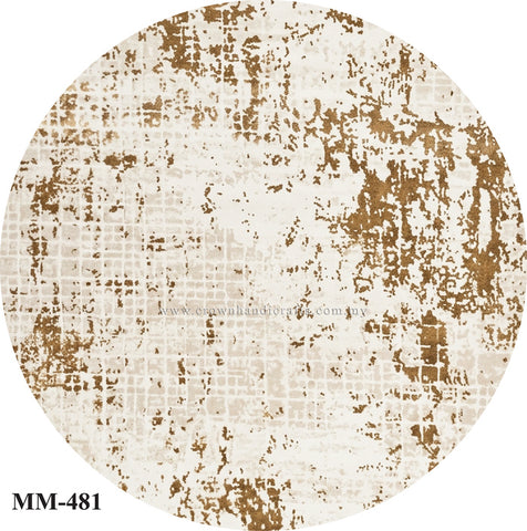 Round Astonishing Abstract Designer Rug – Stylish Modern Carpet for Home Decoration | Modern Mix MM481 (200CM DIA)