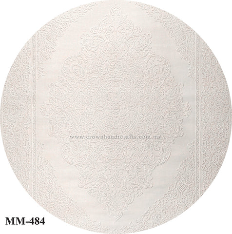 Round Modern Contemporary Carpet – High Quality Rug Inspired by Urban Interior Trends | Modern Mix MM484 (200CM DIA)